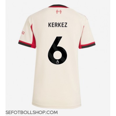 Billiga Liverpool Milos Kerkez #6 Borta fotbollskläder Dam 2025-26 Kortärmad Billiga Liverpool Milos Kerkez #6 Borta fotbollskläder Dam 2025-26 Kortärmad